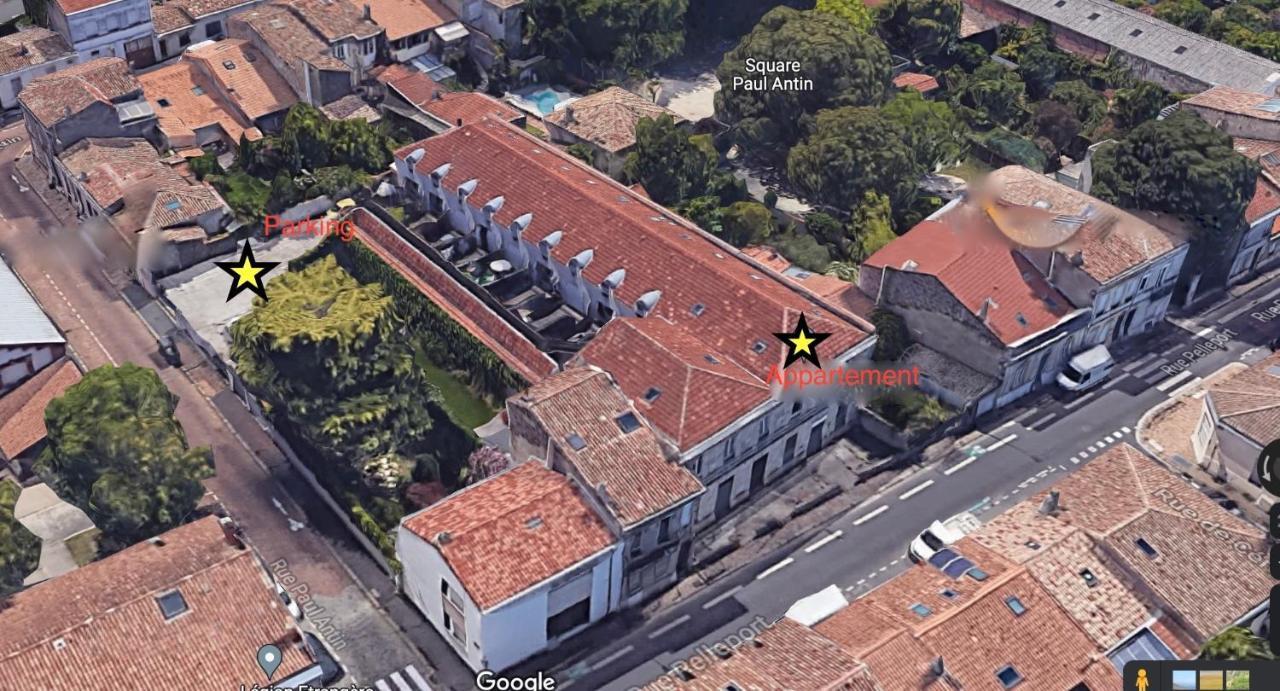 Superbe T3 Duplex Parking Prive Gratuit Sur Place Bordeaux Exterior foto